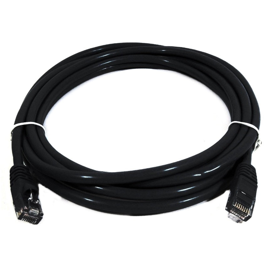 8WARE Cat6a UTP Ethernet Cable 25cm Snagless Black