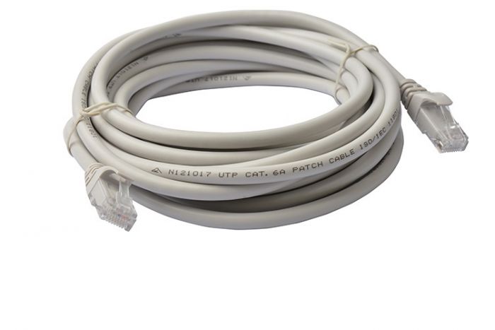 8WARE Cat6a UTP Ethernet Cable 20m Snagless Grey