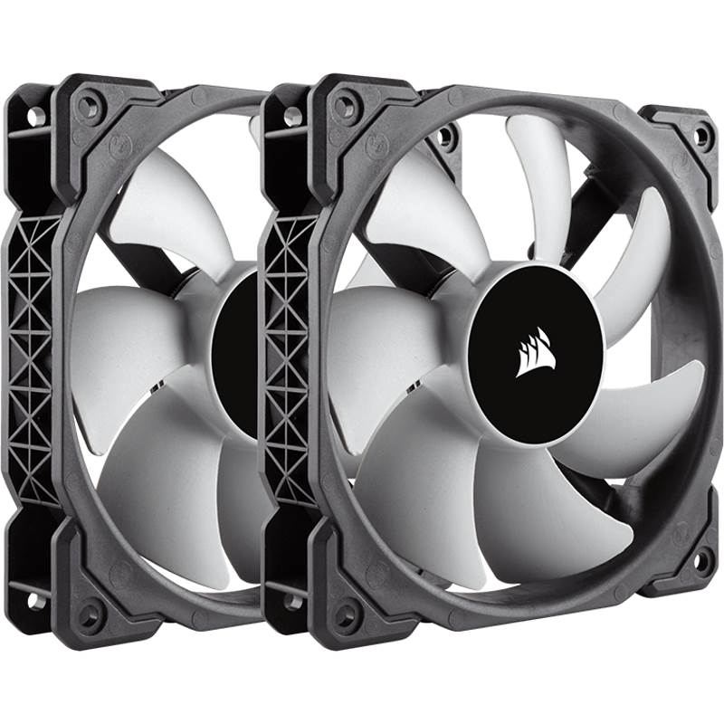 CORSAIR ML120 120mm Premium Magnetic Levitation Fan Twin Pack!