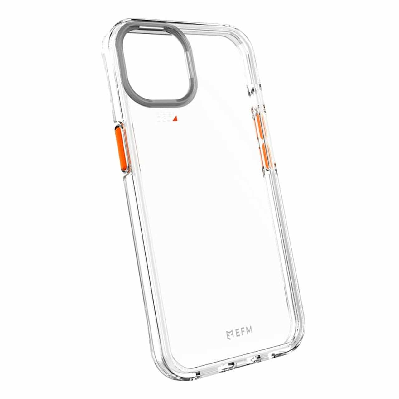 FORCE TECHNOLOGY Aspen Case for Apple iPhone 13 - Clear EFCDUAE192CLE, Antimicrobial, Compatible with MagSafe*, 6m Military Standard Drop Tested, Slim design