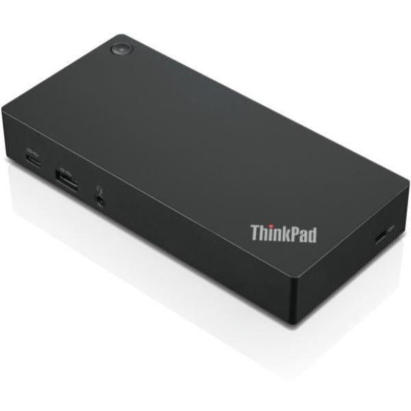 REFURB Lenovo ThinkPad USB-C Dock Gen 2 USB 3.1 (3), USB 2.0 (2), Combo Audio Jack (1), 60w, DisplayPort (2), HDMI (1), Gigabit Ethernet (1) 12M MMT