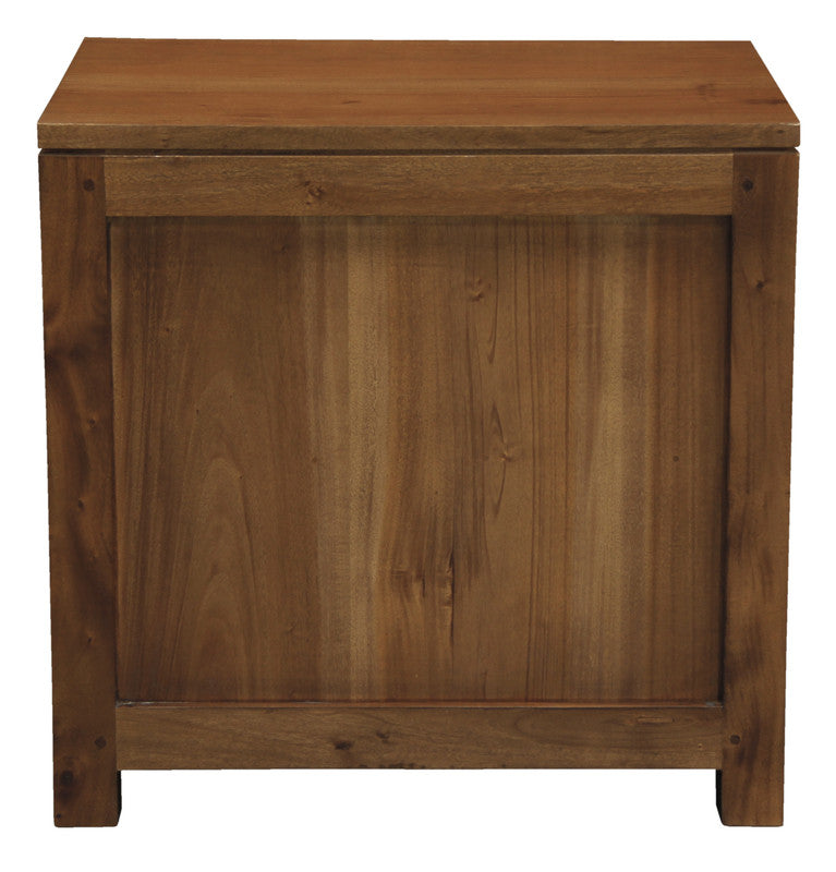 Paris 1 Drawer Lamp Table (Light Pecan)