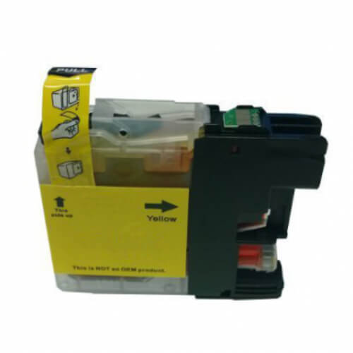 Compatible Premium Ink Cartridges LC131Y Yellow Cartridge - for use in Brother Printers