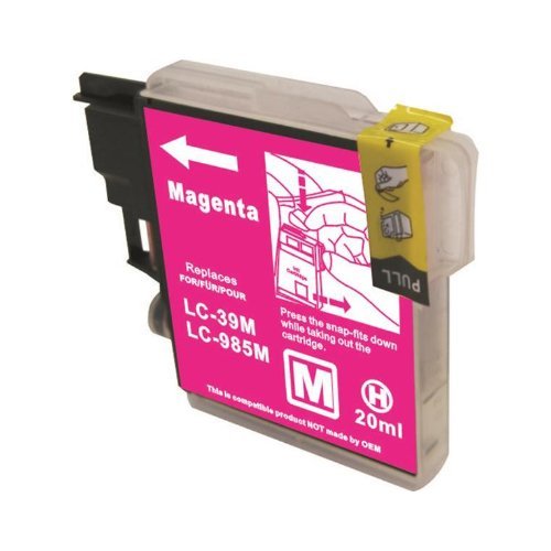 Compatible Premium Ink Cartridges LC39M Magenta Cartridge - for use in Brother Printers