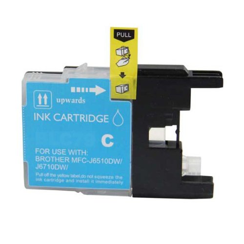 Compatible Premium Ink Cartridges LC77XLC High Capacity Cyan Cartridge - for use in Brother Printers
