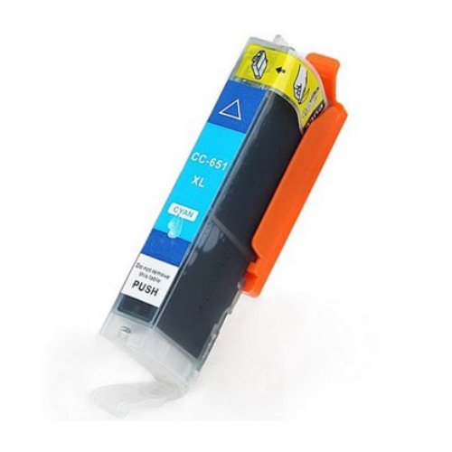 Compatible Premium Ink Cartridges CLI651XLC XL Cyan Ink - for use in Canon Printers