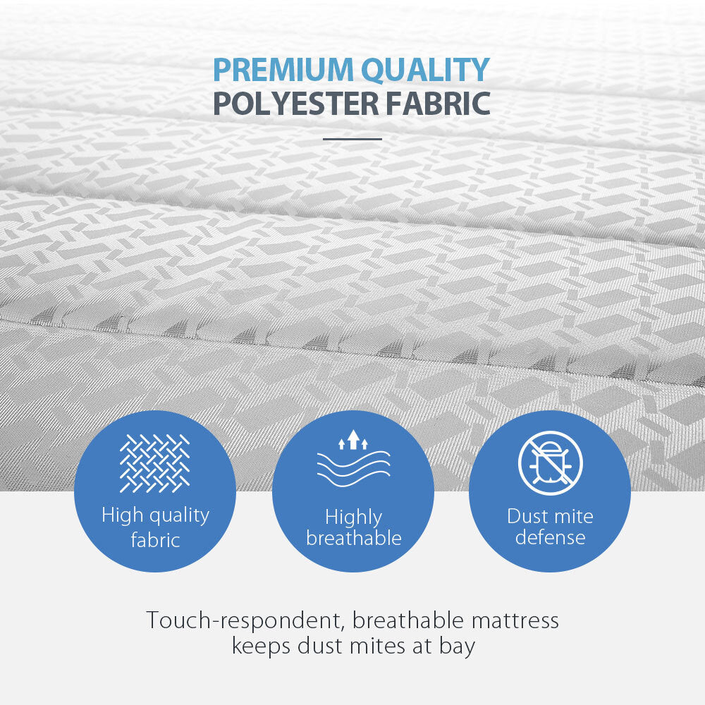 Kingston Slumber Mattress QUEEN Bed Size Bonnell Spring Bedding Firm Foam Top 16CM