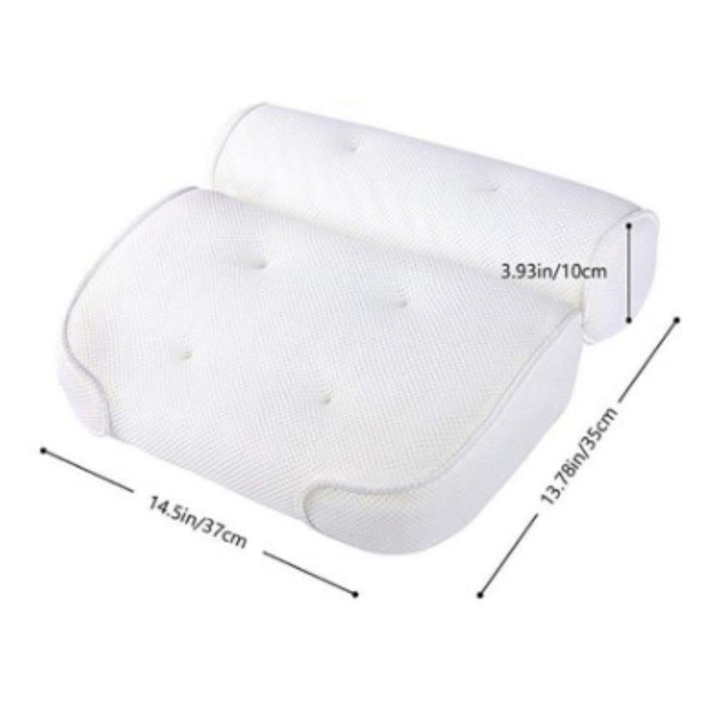 GOMINIMO Bathtub Spa Pillow with 4D Air Mesh and 7 Suction Cups GO-BSP-100-JY