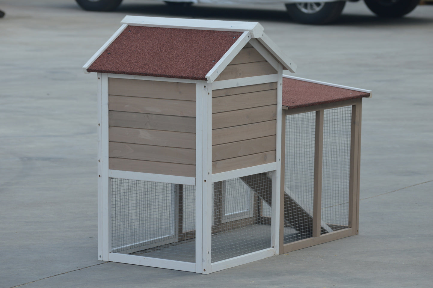 YES4PETS Rabbit Hutch Small Ferret Guinea Pig Cage Hen Chook Cat Kitten House