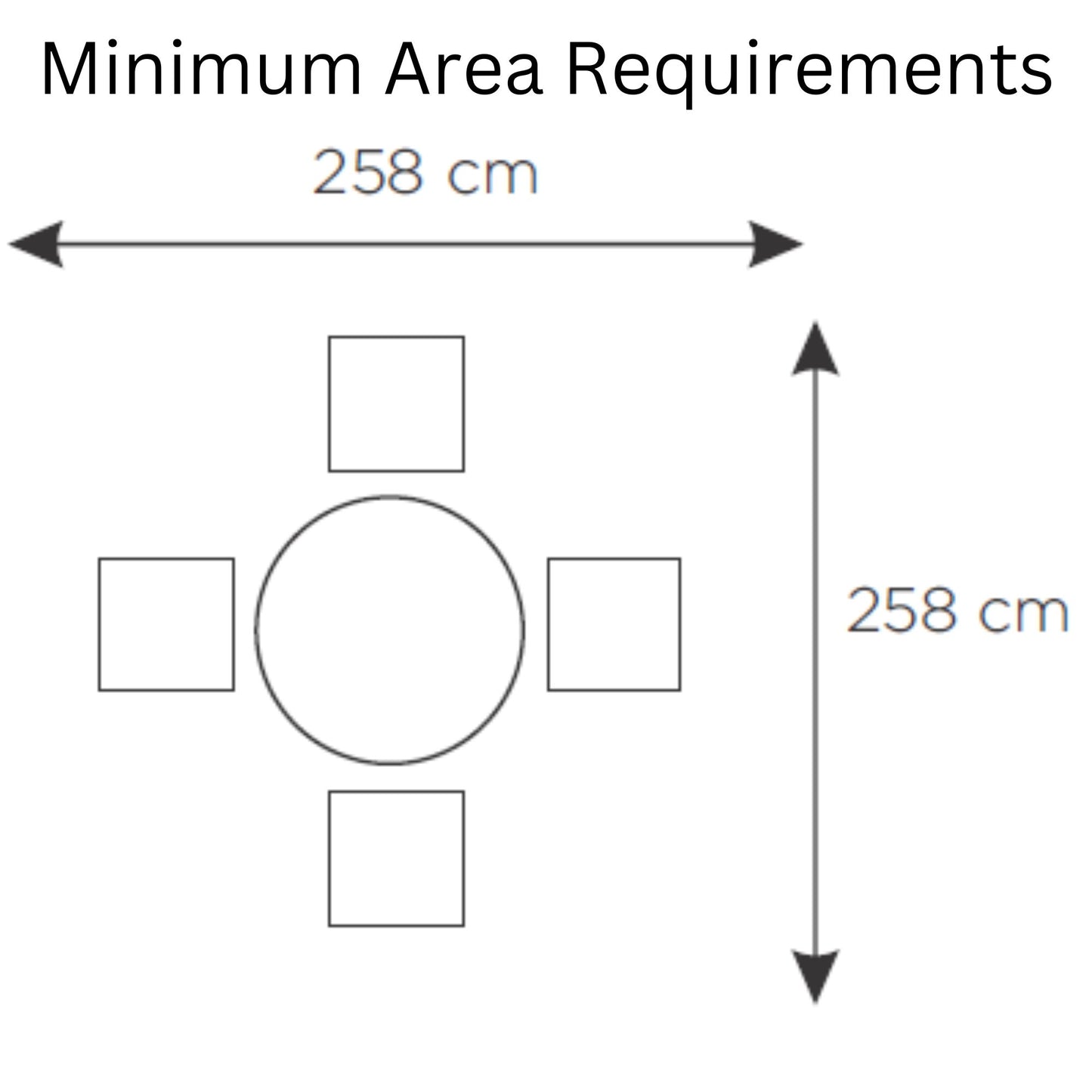 Florence 5pc Round Dining Table Set 135cm 4 Fabric Chair French Provincial