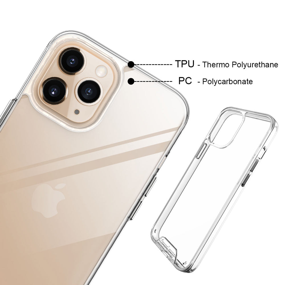 For iPhone 12 Pro/12 Case, iCoverLover Shockproof Cover Clear