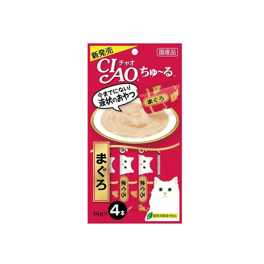 CIAO Churu Puree Cat Wet Treat Tuna -14G X 4 SC-71 X6
