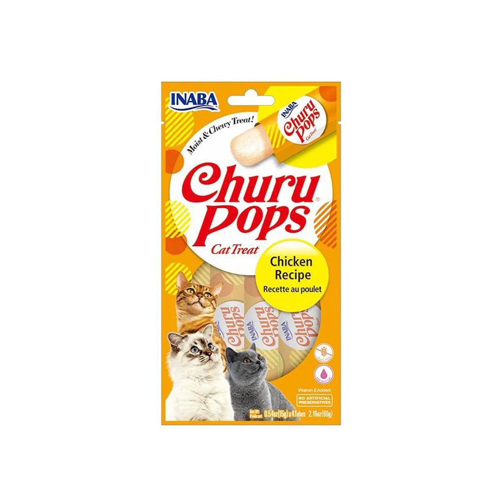 INABA Churu Pops Chicken Recipe (15G X 4) 6PK