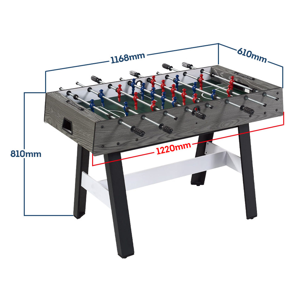T&R SPORTS 4FT Foosball Soccer Table Football Game Home Party Gift-Dark Wood