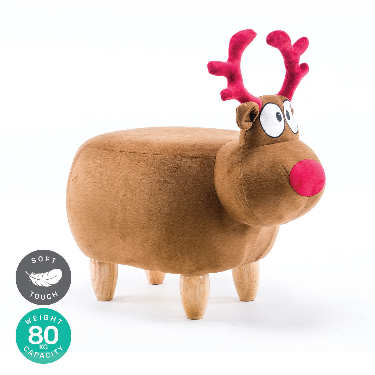 Home Master Kids Animal Stool Reindeer Character Premium Quality & Style
