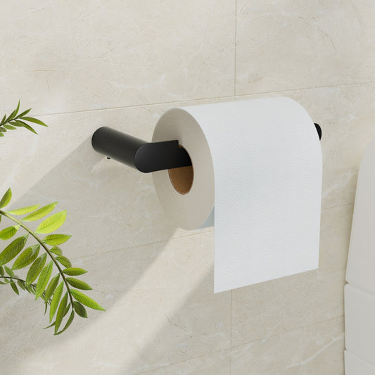 Cefito Toilet Paper Roll Holder Black