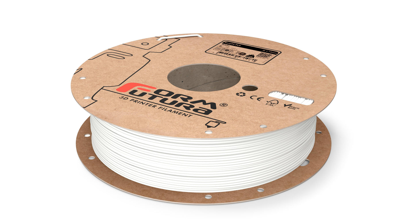 PLA Filament EasyFil PLA 1.75mm White 2300 gram 3D Printer Filament