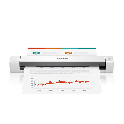 Brother DS-640 Mobile Scanner, 7.5 PPM, USB