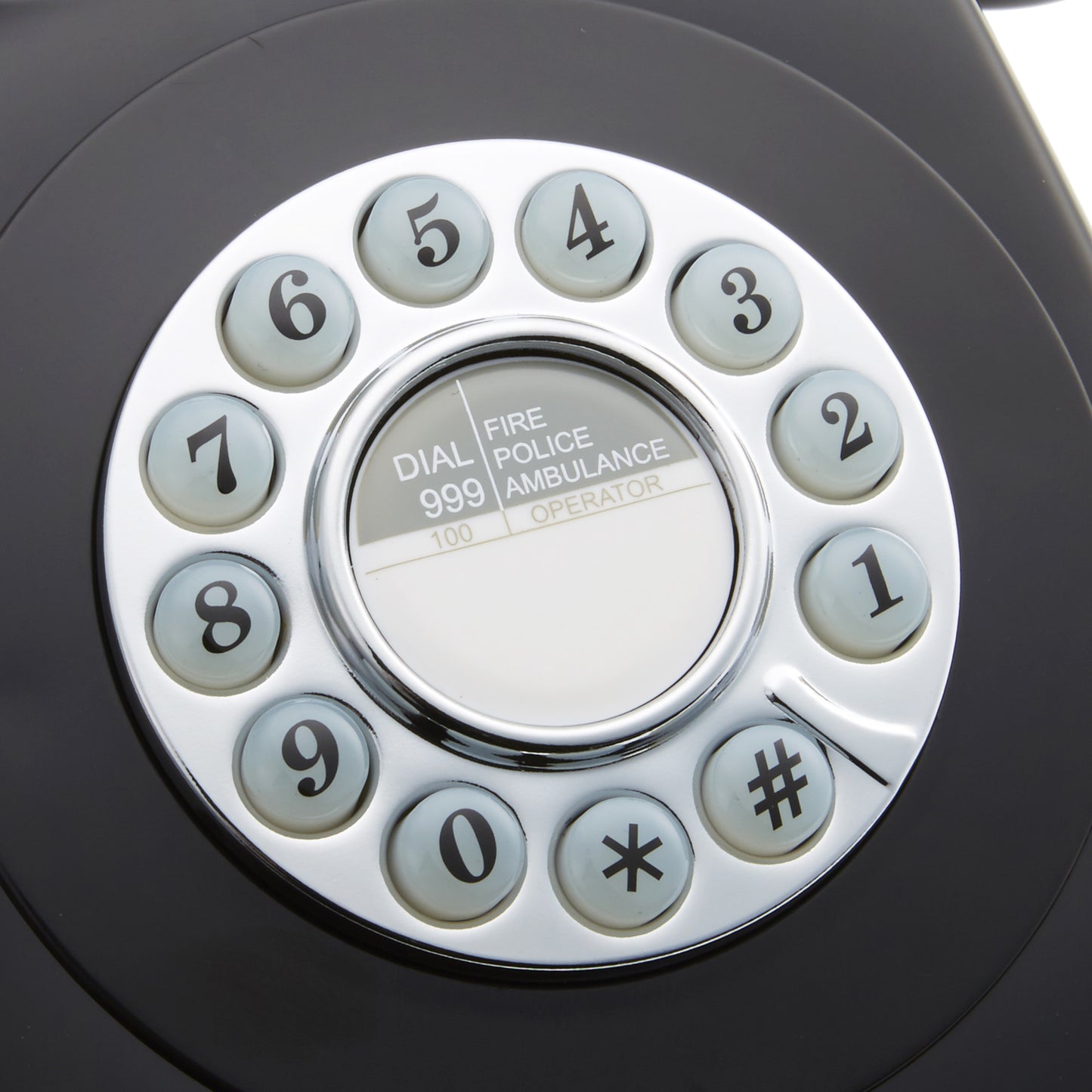 GPO RETRO GPO 746 PUSH BUTTON TELEPHONE - BLACK