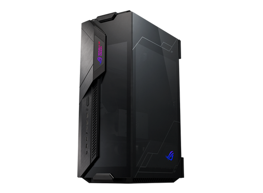 ASUS GR101 ROG Z11 Black Mini-ITX Case, Supports Mini-DTX, Tempered Glass, Aura Sync, Dual Orientation, Removable Dust Filters