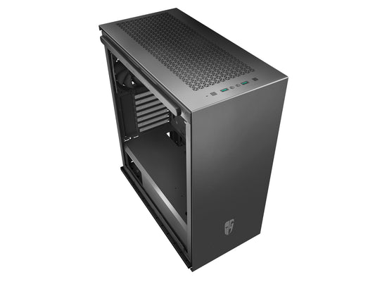 DEEPCOOL MACUBE 310P BK Tempered Glass Case Black USB3.0*2, 7+2 SLOTS,Mini-ITX/mATX/ATX. MESH TOP PANEL