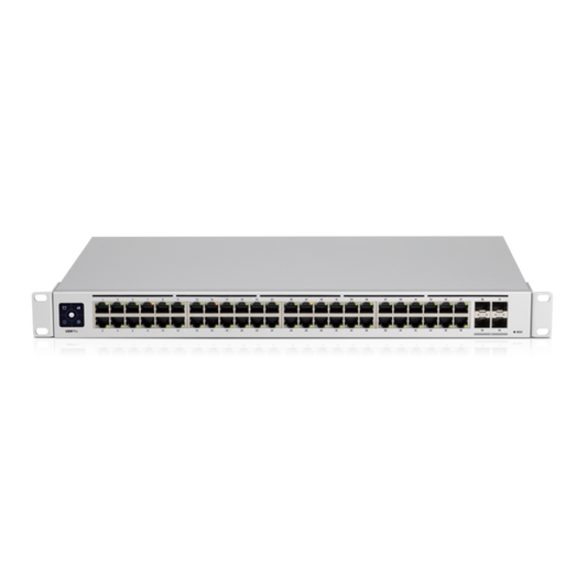 UBIQUITI UniFi 48 port Managed Gigabit Layer2 & Layer3 Switch - 48x Gigabit Ethernet Ports, 4x SFP+ Ports - Touch Display - GEN2