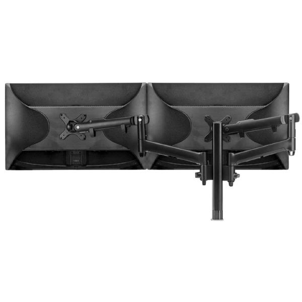 Atdec AWM Dual monitor arm solution - dynamic arms - 400mm post - bolt - black