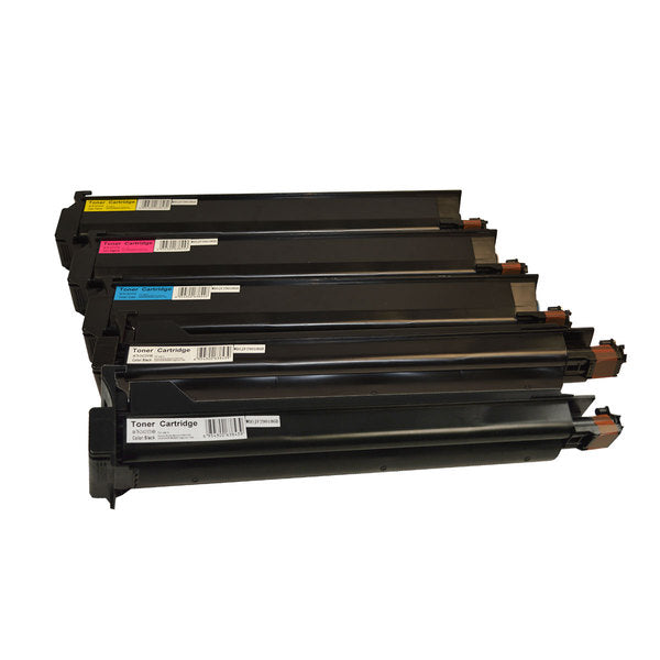 Bizhub C200 Series Premium Generic Toner Cartridge Plus Extra Black Set 5 cartridges