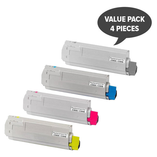 C5850 Series Generic Toner Set
