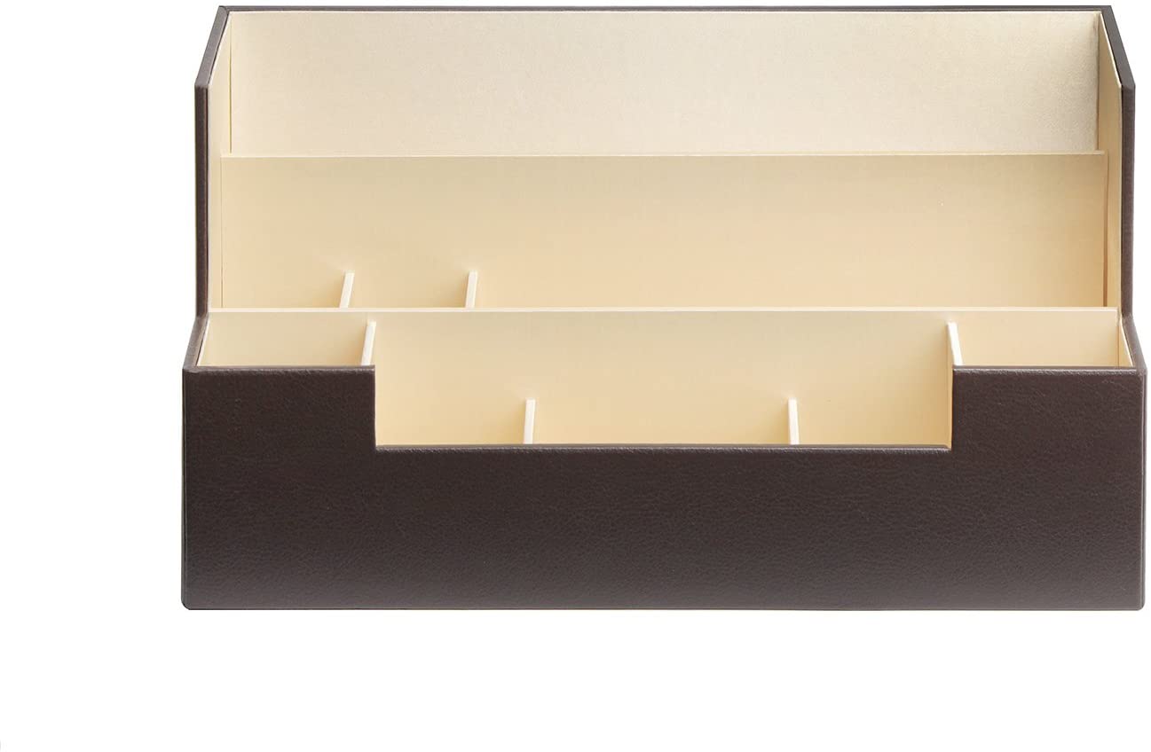 Desk Supplies Office Organizer Caddy (Brown)