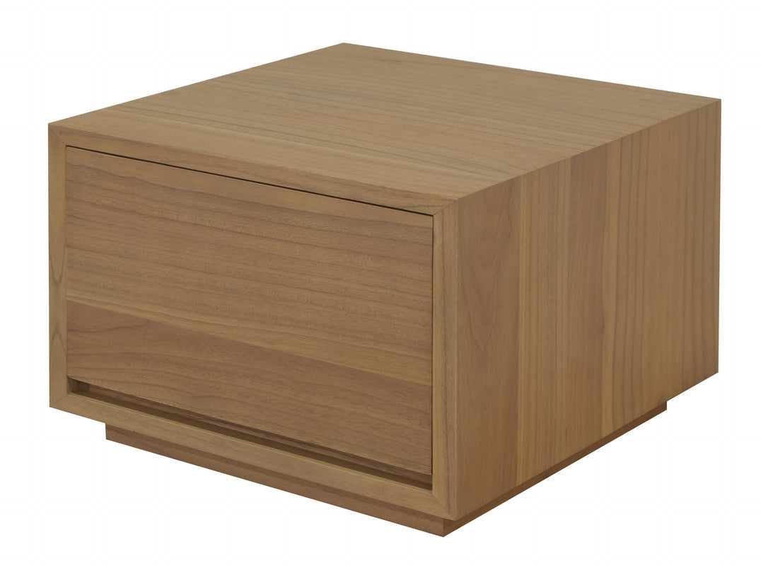 Oscar 1 Drawer Bedside Table (Natural)