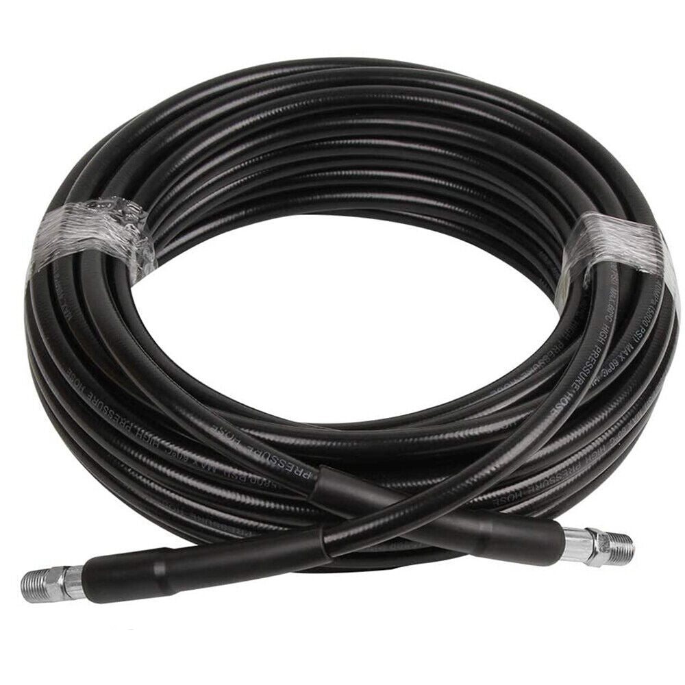 Sewer Jetter Kit for Pressure Washer 49FT Cleaner Hose 5800PSI NPT 1/4" Hose