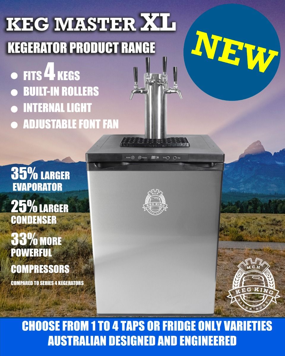 Keg King - Kegmaster Series XL - Fastap Double Tap With Couplers