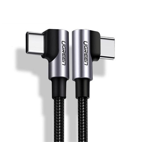 UGREEN 90 Degree Angle USB-C to 90 Degree Angle USB-C 5A Data Cable 2m - 70698