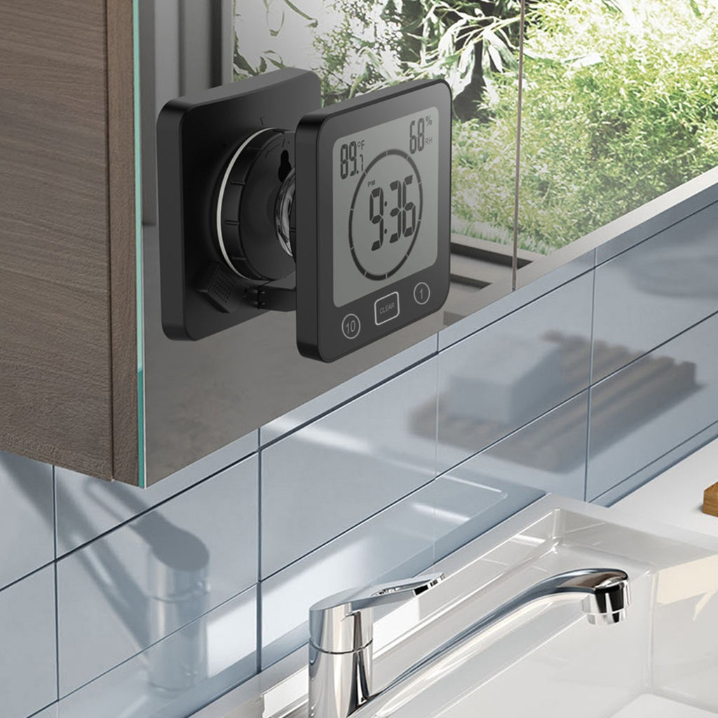 GOMINIMO Timer Shower Clock (Black) GO-SC-101-EM