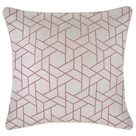 Cushion Cover-With Piping-Milan Rose-45cm x 45cm