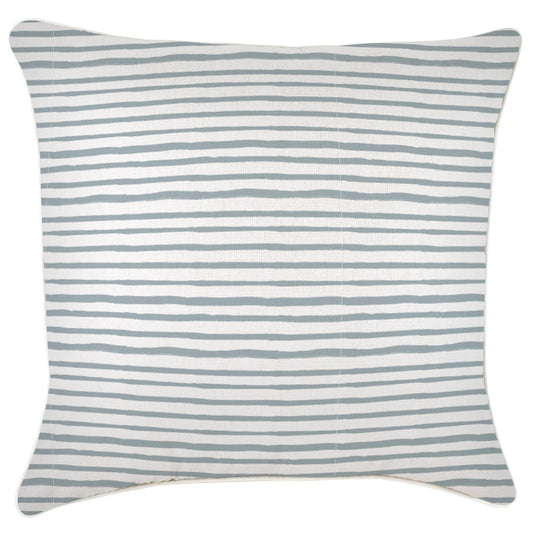 Cushion Cover-With Piping-Paint Stripes Smoke-45cm x 45cm