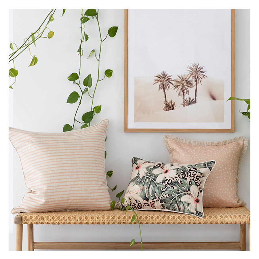 Cushion Cover-With Piping-Tropical Jungle-35cm x 50cm