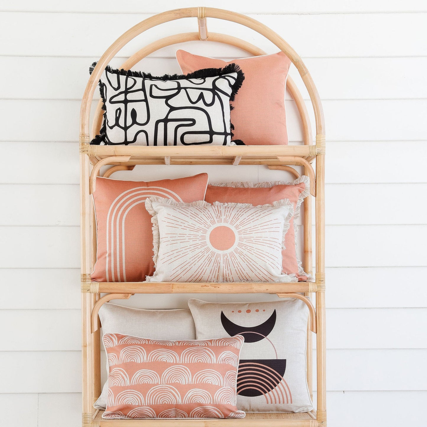 Cushion Cover-With Piping-Arch-Clay-45cm x 45cm