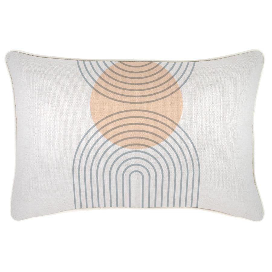 Cushion Cover-With Piping-Rising-Sun-35cm x 50cm