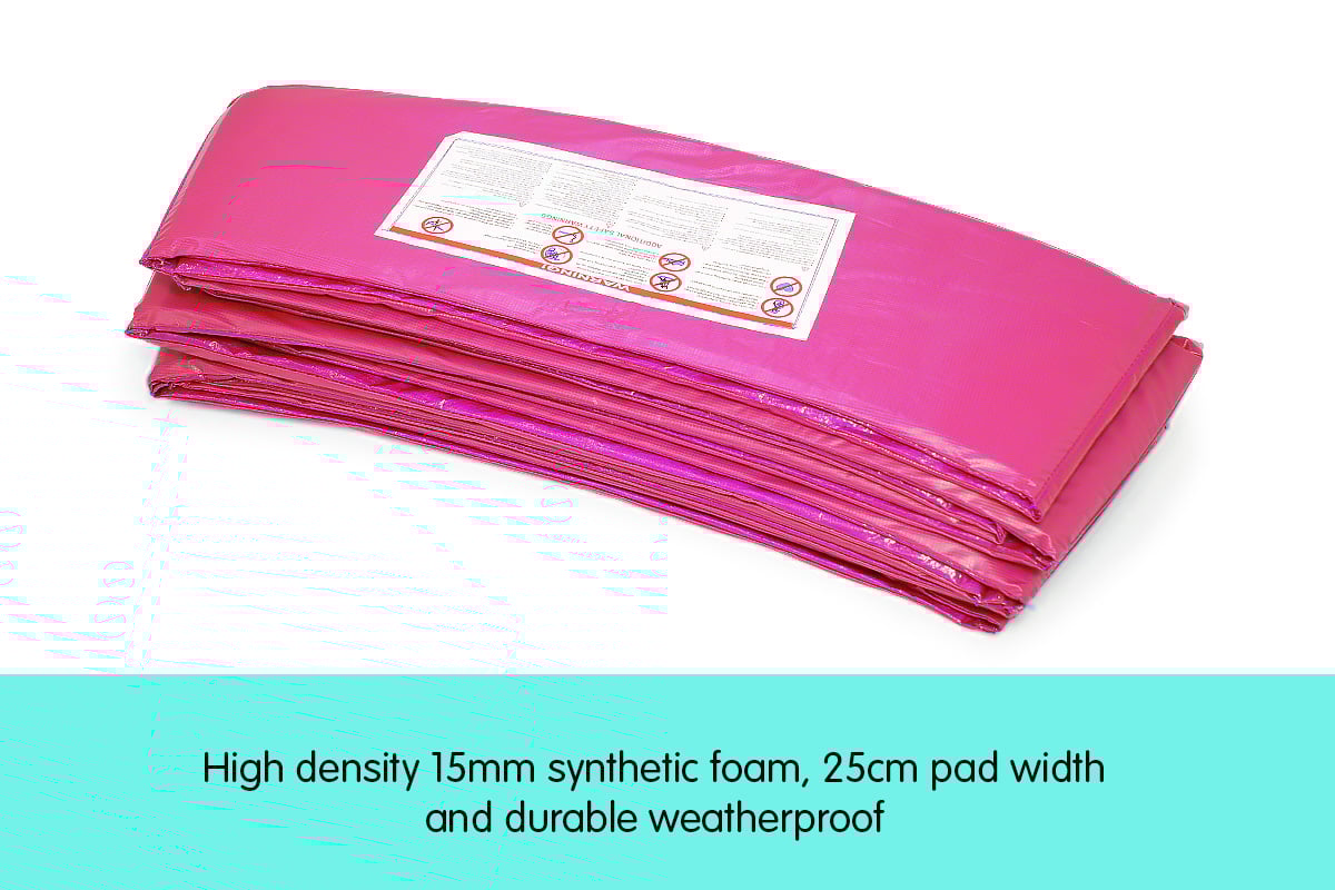 Kahuna 16ft Trampoline Replacement Pad Round - Pink