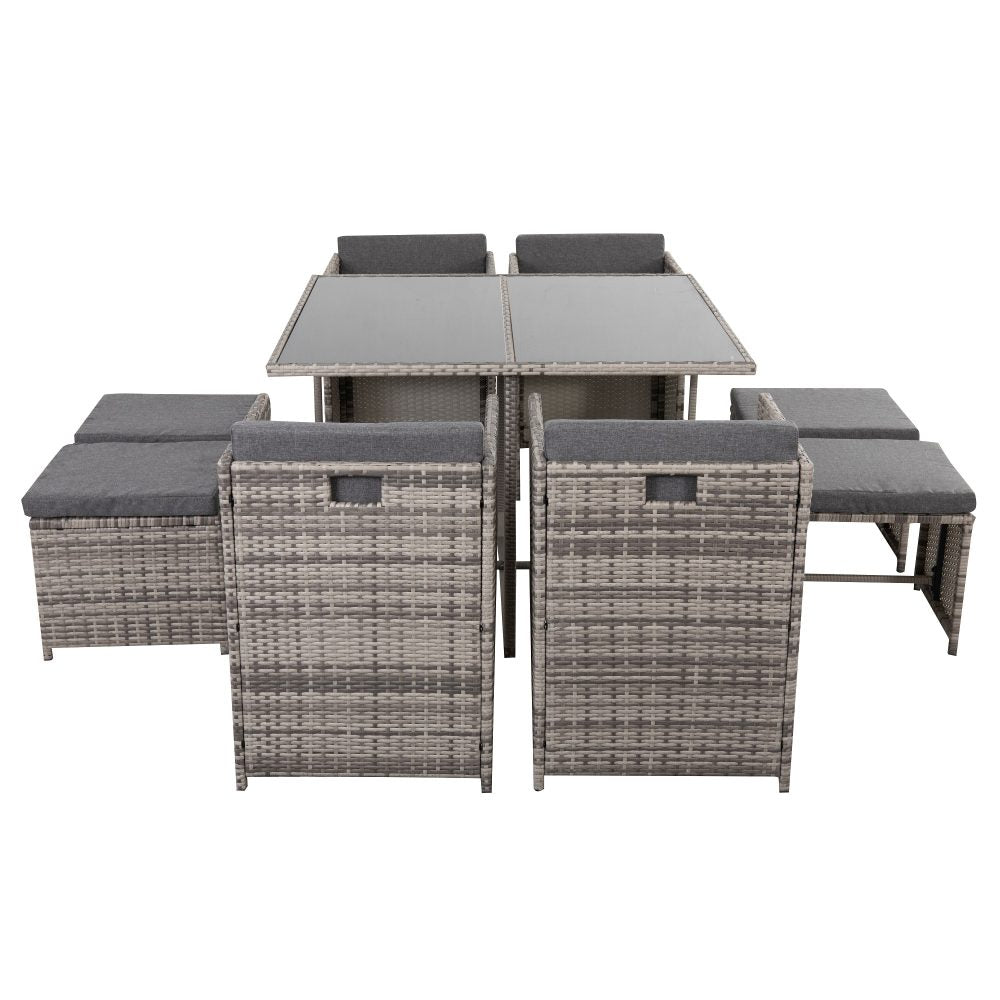 Horrocks 8 Seater Outdoor Dining Set – Grey