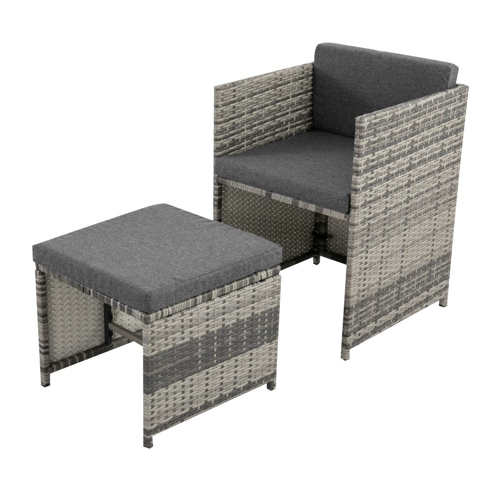 Horrocks 8 Seater Outdoor Dining Set – Grey