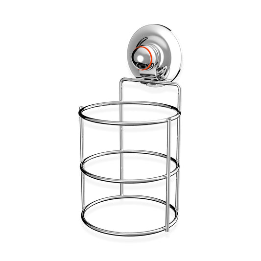 PowerLoc Hair Dryer Holder Removable Suction - Stainless Steel