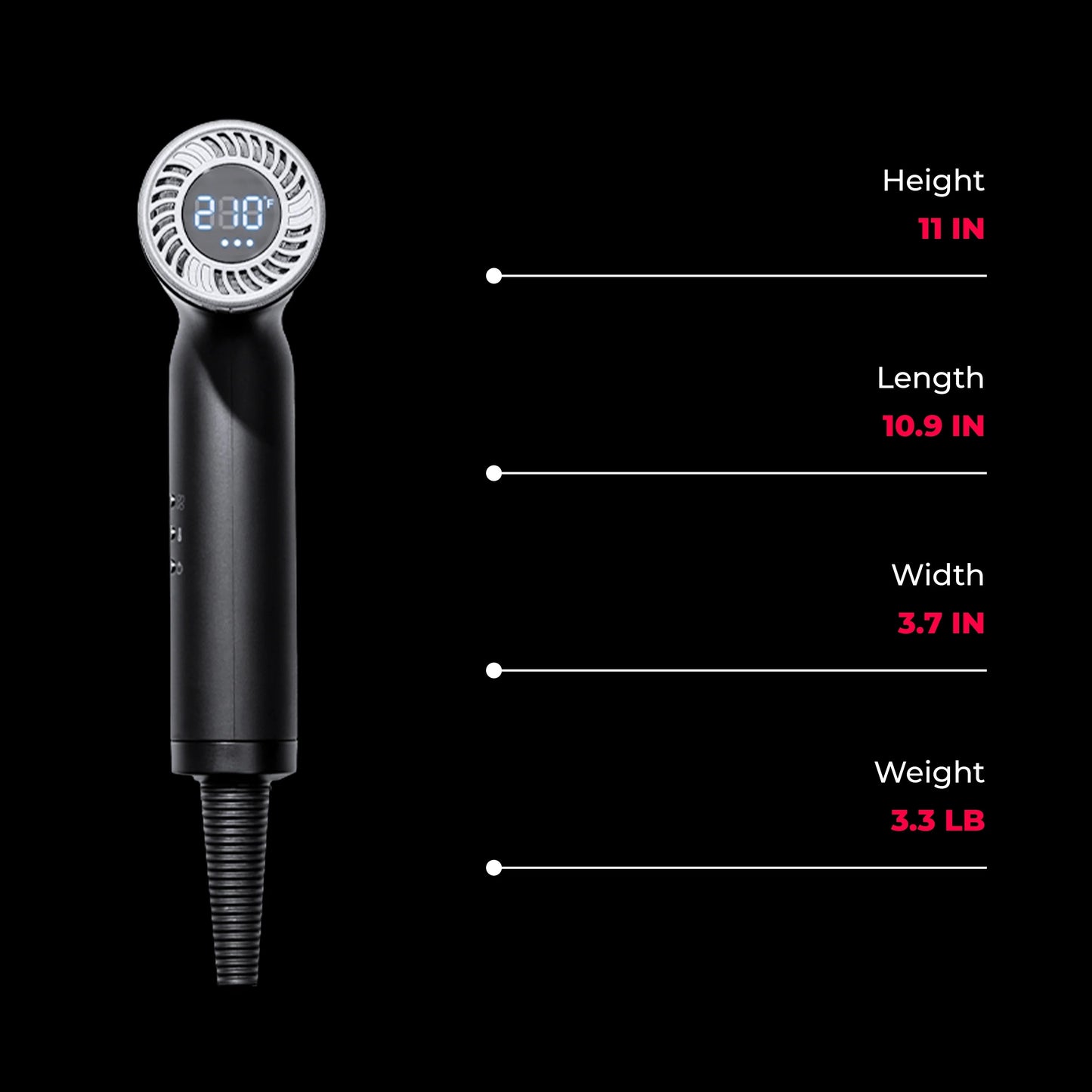 TYMO Hypersonic Professional Hair Dryer Grey HC600