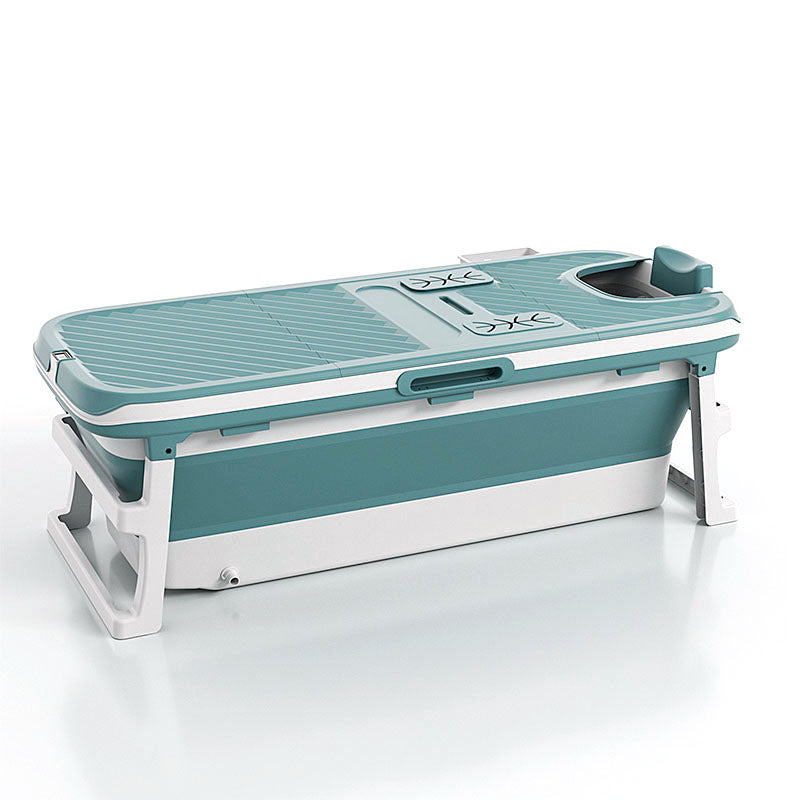 Foldable Extra Large Massage Bathtub Portable Bath Tub with Drain for adult