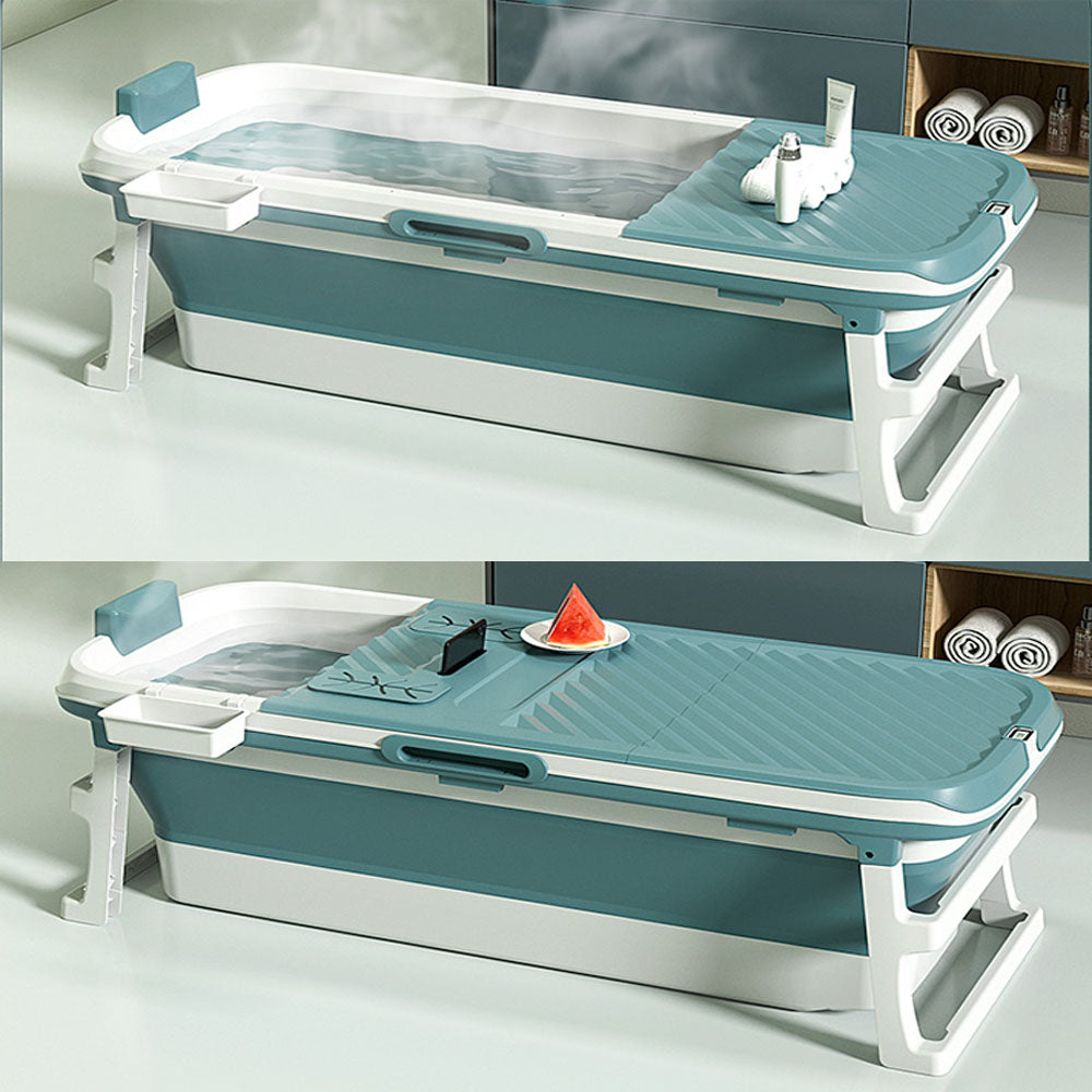 Foldable Extra Large Massage Bathtub Portable Bath Tub with Drain for adult