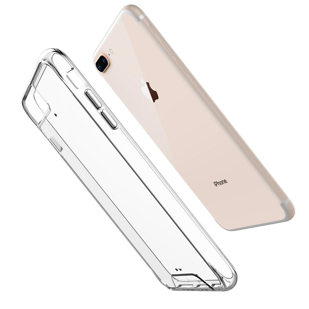 For iPhone 8 Plus/7 Plus/6S Plus/6 Plus Case iCoverLover Clear Cover Transparent