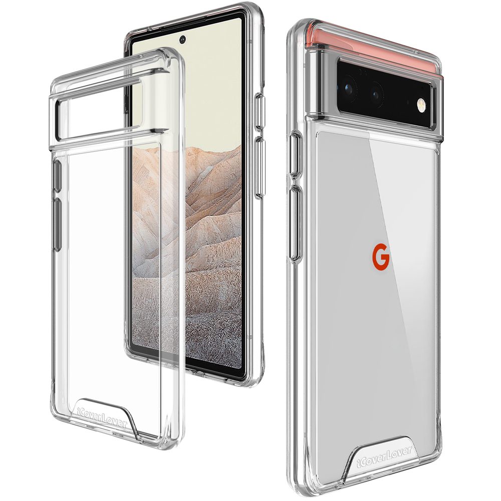 For Google Pixel 6 Case iCoverLover Shockproof Cover Clear