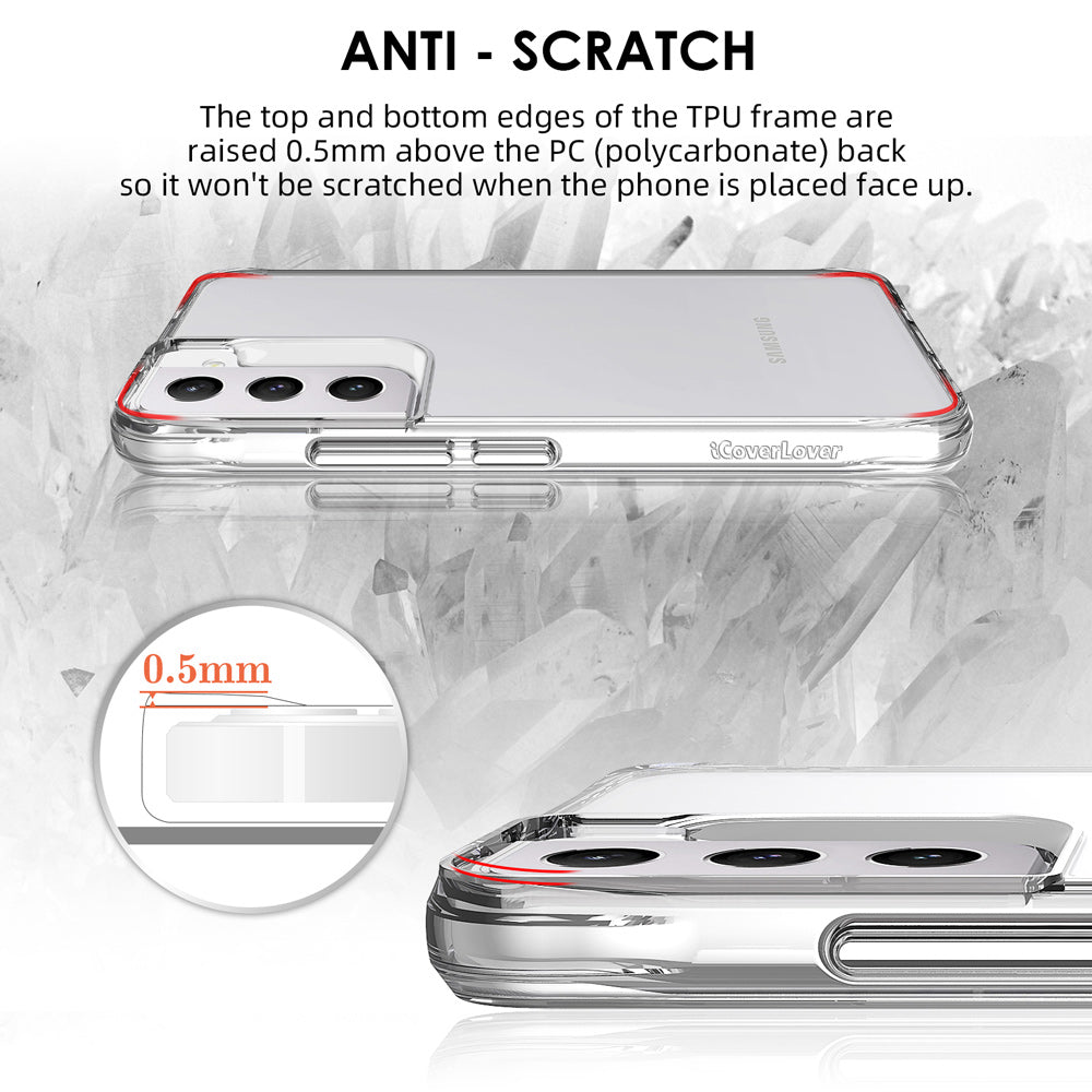 For Samsung Galaxy S22+ Plus Case iCoverLover Slim Shock-proof Cover Clear